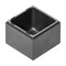 Garant Storage Bin, Anthracite, 50 mm H, 75 mm W 951251 3X3/1 - alternate 1